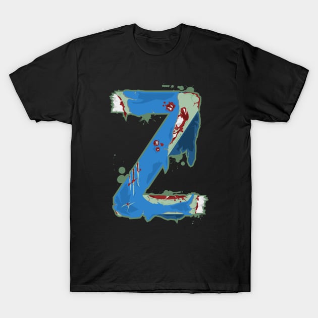 Z for ZOMBIE T-Shirt by AngoldArts